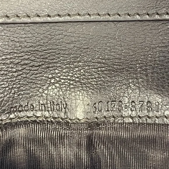 Yves Saint Laurent Vintage Muse Long Wallet in Black Calfskin Leather - Preowned - Picture 4 of 11